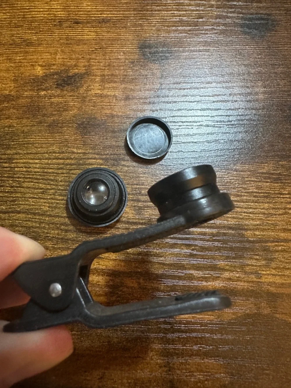 Clip-On Phone Camera Lens Kit in Black